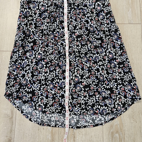 GAP Dress, Size Small, Black/Multi Foral - Picture 7 of 11